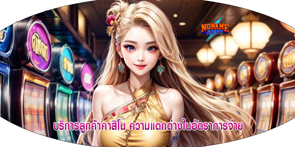 บริการลูกค้าคาสิโน ความแตกต่างในอัตราการจ่าย